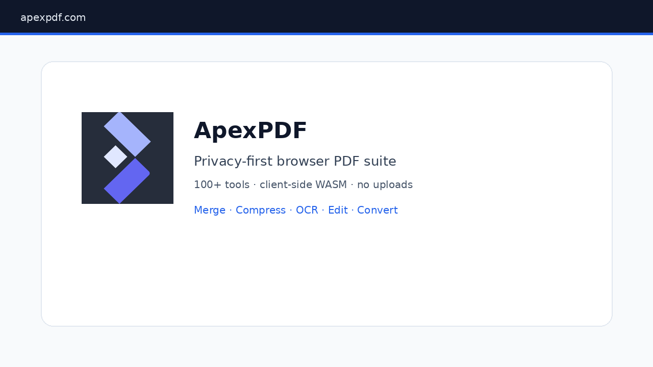 ApexPDF image 1